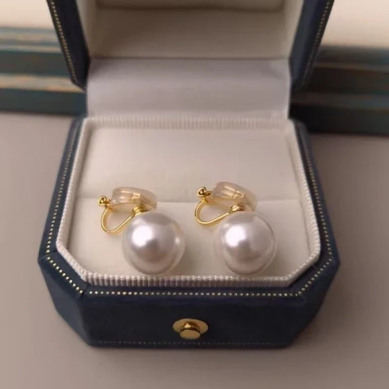 【Pearl ear clip】French-style non-pierced earrings for women, elegant and fashionable, with a high-end feel, suitable for everyday wear and versatile