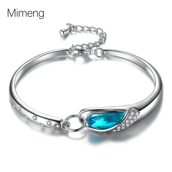 New gemstone bracelet for women, light luxury, fashionable design, elegant wristband, suitable for layering