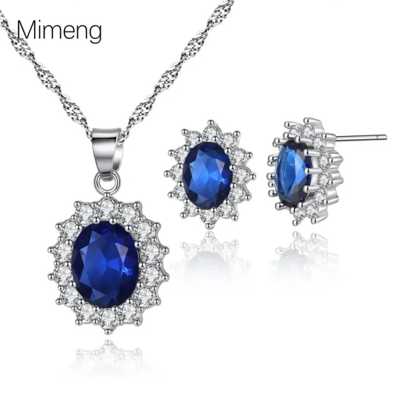 New micro-inlaid zircon earrings and necklace for women, fashionable, high-end, unique and stylish collarbone chain earrings
