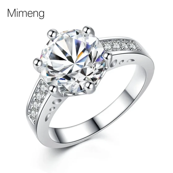 New Crown Zircon Ring for Women, Light Luxury Fashion, High-end Personality and Elegant Ring