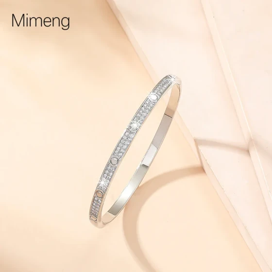 New Spring/Summer Micro-Inlaid Zirconia Bracelet, Real Gold Plated, Unique and Exaggerated, High-End Jewelry