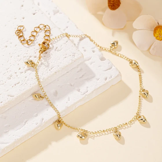 Stylish and unique beach bell anklet for women with a sense of design