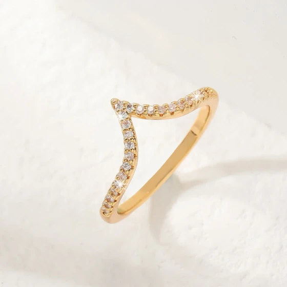 European and American fashion luxury zircon crown ring for women, niche high-end versatile full-diamond ring