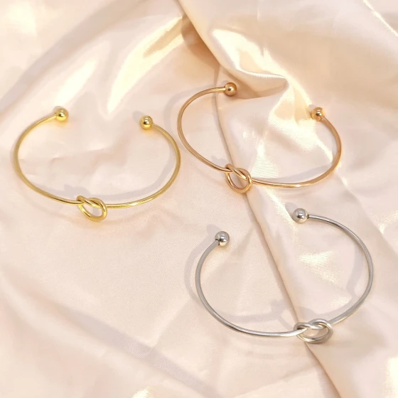 Minimalist Open Heart Bracelet Stainless Steel DIY Versatile and Unique Bracelet - Popular Wristband