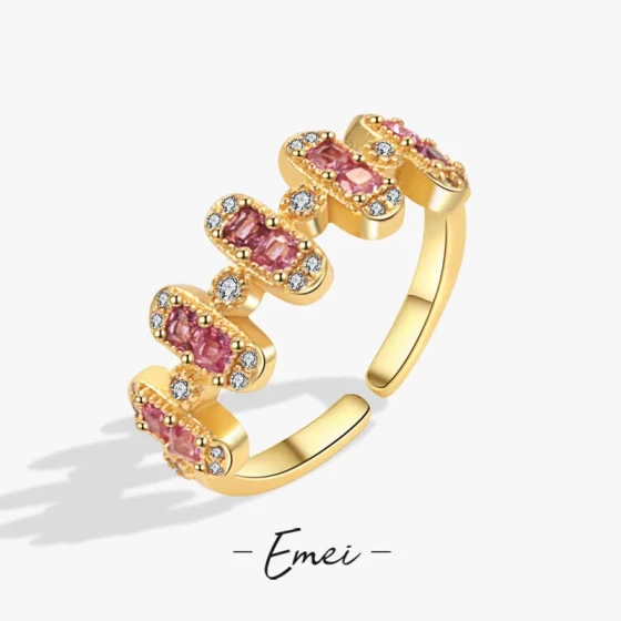French vintage ruby adjustable elegant ring for women nis Niche design high-end new trendy hand accessories