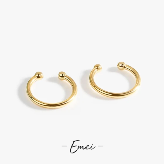 Korean Dongdaemun fashion ear cuffs, non-pierced creative simple earrings for women, open ear bone clips, trendy ear accessories