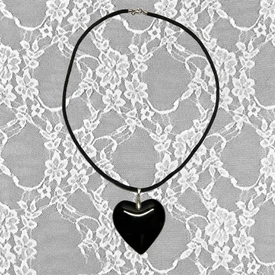 Foreign Trade  Heart Necklace Fashion Hip-Hop Pink Heart Pendant Necklace Girl's Party Gift Jewelry