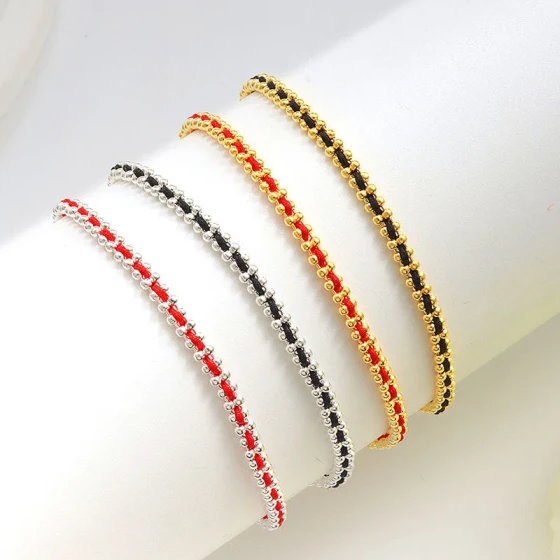 New Red String Bracelet for Good Luck in the Year of the Snake, Women's Light Luxury Niche High-End Woven Bracelet for Attracting Wealth, Snake Year Jewelry