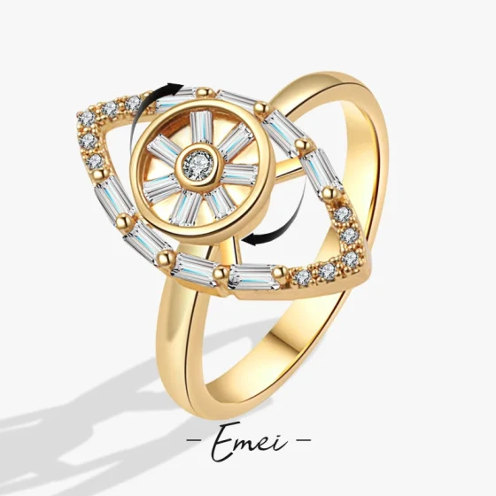Best-selling Devil's Eye Ring, niche light luxury, unique, simple, high-end open ring, popular item