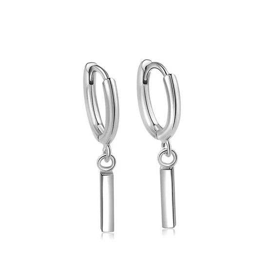 Men's earrings, trendy drop earrings, high-end niche men's minimalist stud earrings, cool and stylish Hong Kong-style pendant earrings for men