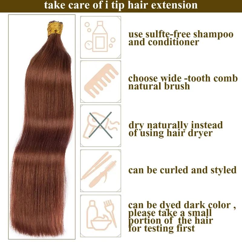 I Tip Hair Extension Straight Human Hair Extensions 40g/50g/ Set Capsule Keratin Natural Fusion Human Hair Extension 12-26inch