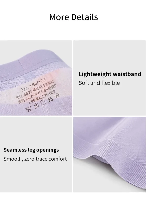 52025 Men's Ultra-Thin Boxers (3-Pack) – Feather-Light Ice-Silk Fabric, Color-Changing Pouch and Weightless Second-Skin Comfort — image 10