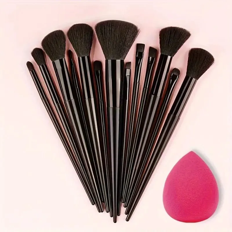8-13Pcs Premium Makeup Brushes Set for Cosmetics Foundation Blush Powder Eyeshadow Kabuki Blending Makeup Brush Beauty Tool — image 23