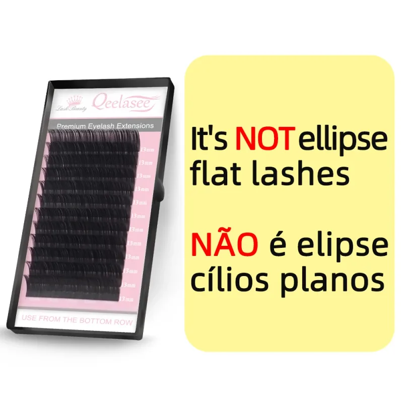 Qeelasee Professional Mink Individual False Eyelash Extensions Maquiagem Cilios Volume Fan Eye Lashes Wholesale Supplies