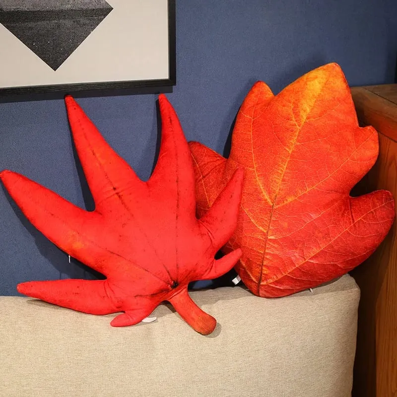 Leaf Pillow Succulent Leaf Shaped Throw Pillow For Indoor Couch Sofa Living Room Home Decor Plant Lovers Garden Lovers