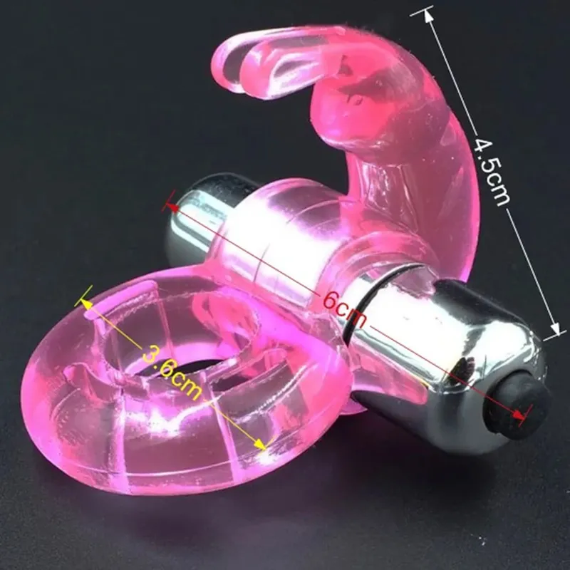 rabbit shape cock ring Vibrating Powerful Vibrator delay Ejaculation penis ring adult sex toys for men Vibrate for Couples — image 8