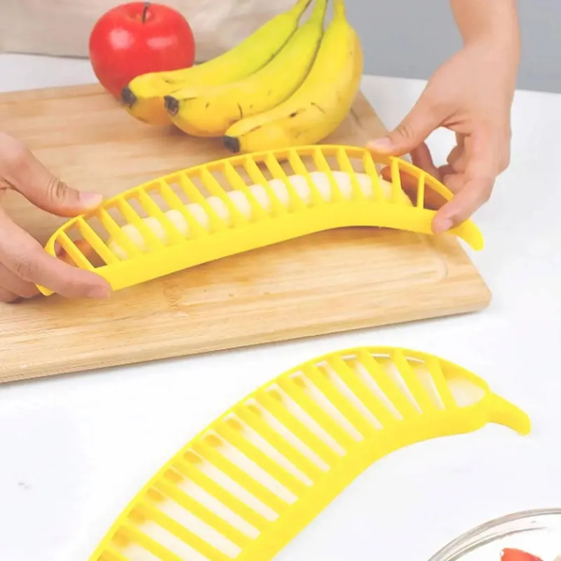 1 adet muz ayırıcı meyve tabağı Meyve salatası muz dilim dilimleyici — image 2