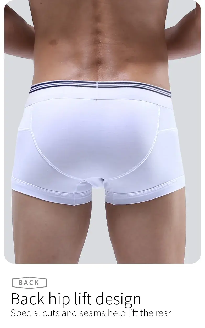 52025 Men's Boxers Men's Trunks – Premium Ultra-Soft Micro Modal for Exceptonal Comfort & Style. Boxers with Horizontal Fly