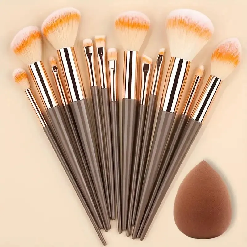 8-13Pcs Premium Makeup Brushes Set for Cosmetics Foundation Blush Powder Eyeshadow Kabuki Blending Makeup Brush Beauty Tool — image 24