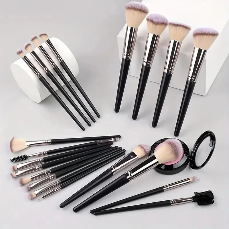 Luxe Makeup Brushes Set Soft Fluffy Cosmetics Foundation Blush Powder Eyeshadow Kabuki Blending Makeup Brush Beauty Tool — image 5