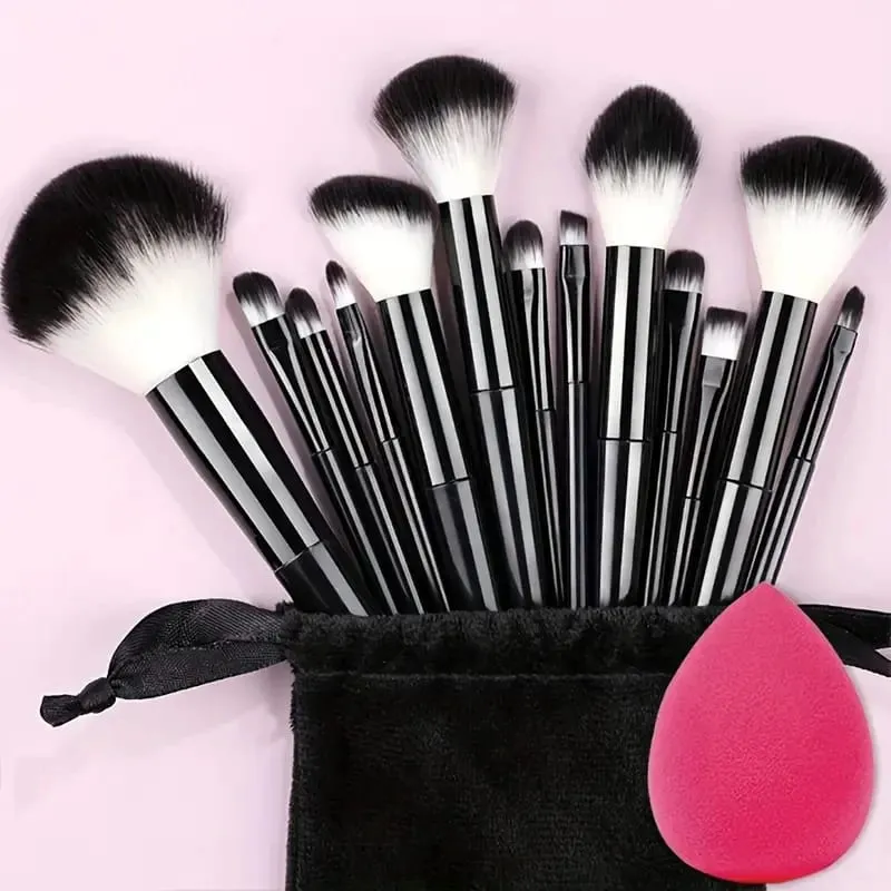 8-13Pcs Premium Makeup Brushes Set for Cosmetics Foundation Blush Powder Eyeshadow Kabuki Blending Makeup Brush Beauty Tool — image 15