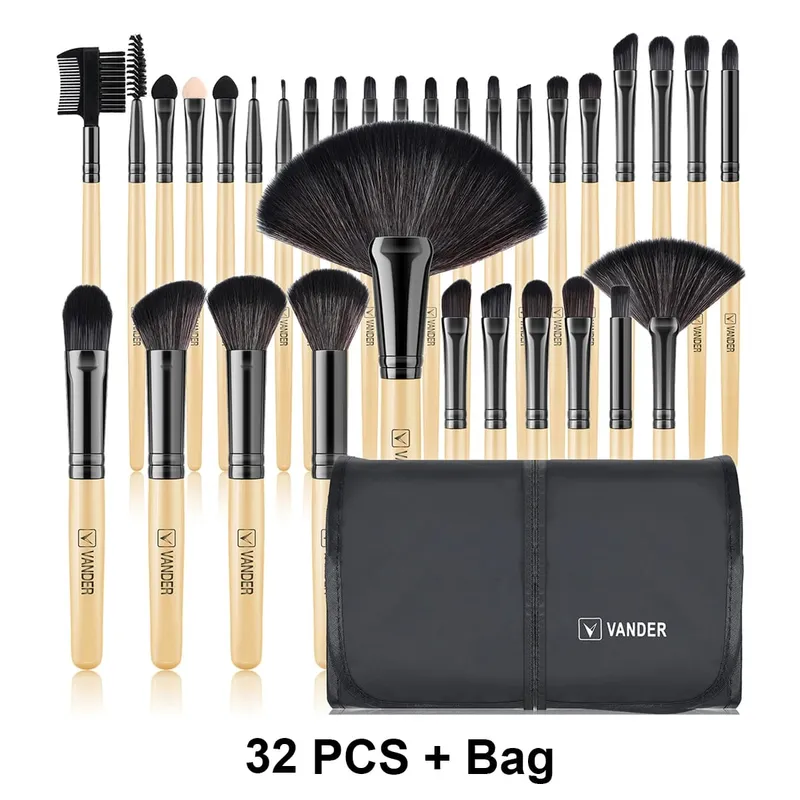 13/32Pcs Makeup Brushes Set Professional Beauty Cosmetics Foundation Powder Eyeshadow Kabuki Blending Blush Makeup Brush Tool