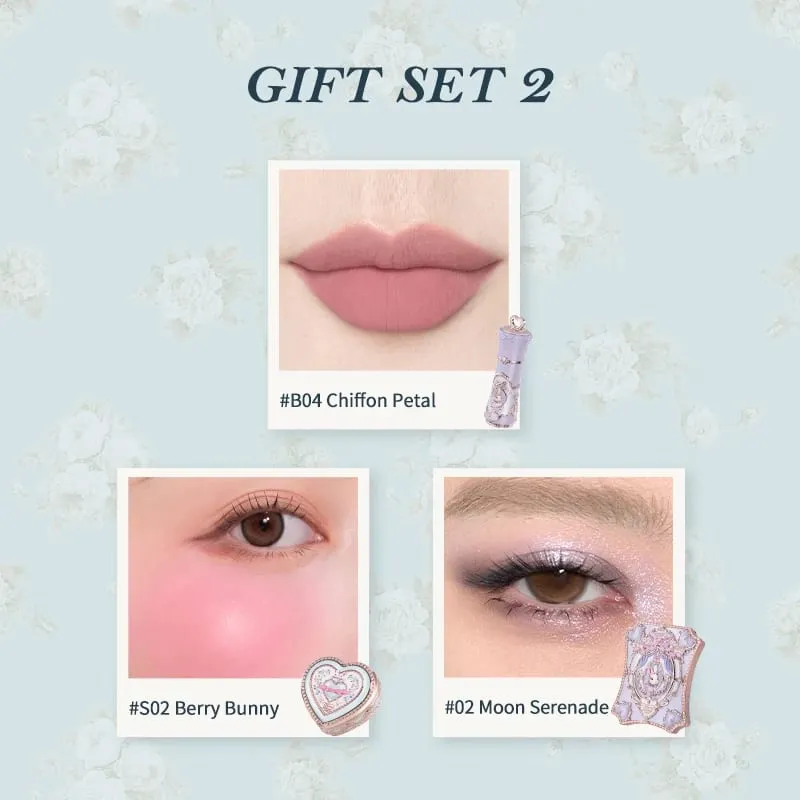 Flower Knows Bunny Garden Collection Gift Set includes makeup palette+lipstick+blush — image 4