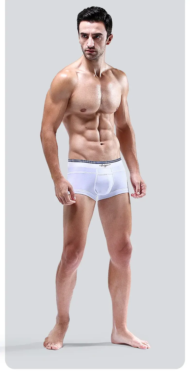 52025 Men's Boxers Men's Trunks – Premium Ultra-Soft Micro Modal for Exceptonal Comfort & Style. Boxers with Horizontal Fly