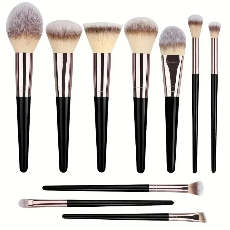 Luxe Makeup Brushes Set Soft Fluffy Cosmetics Foundation Blush Powder Eyeshadow Kabuki Blending Makeup Brush Beauty Tool — image 21