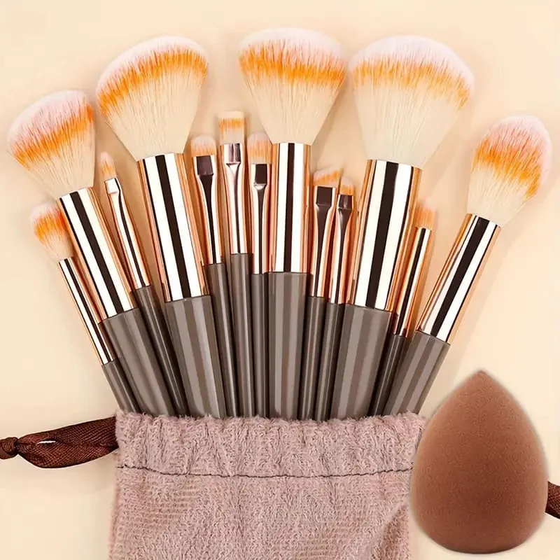 8-13Pcs Premium Makeup Brushes Set for Cosmetics Foundation Blush Powder Eyeshadow Kabuki Blending Makeup Brush Beauty Tool — image 16