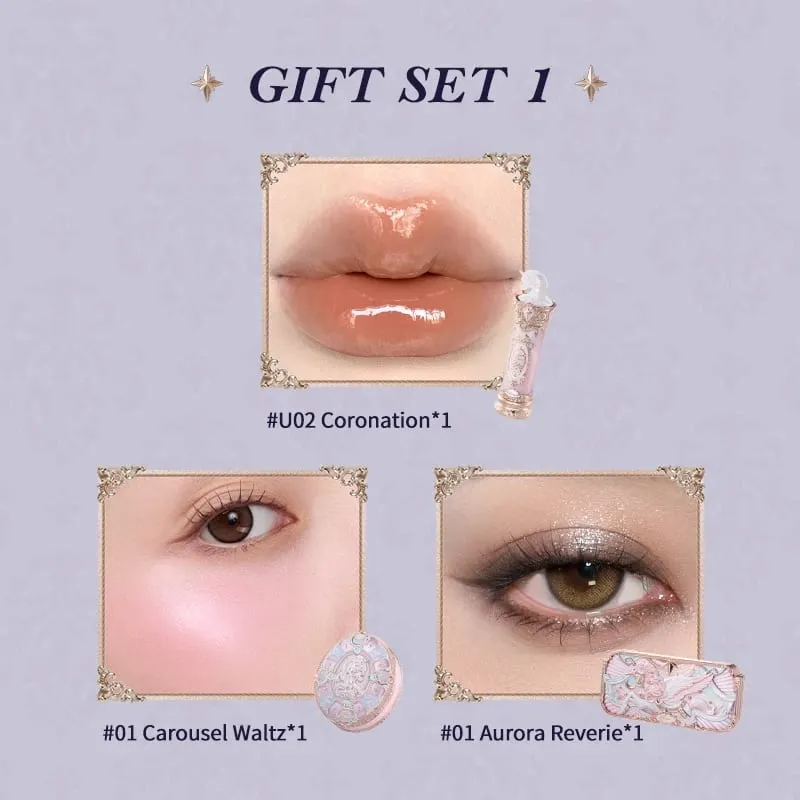 Flower Knows Knight Unicorn Collection Gift Set includes makeup palette+lipstick+blush — image 4