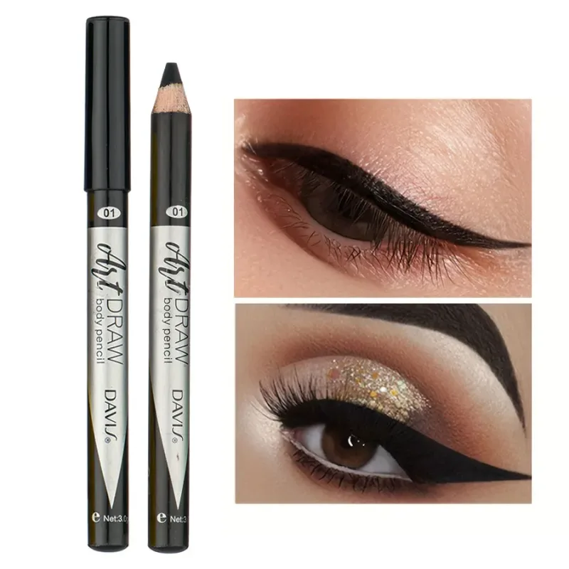 Caneta delineadora labial 15 cores, preto, azul, multicolorido, metálico, glitter perolado, acabamento fosco, estilo punk esfumaçado, caneta de maquiagem para os olhos — image 6