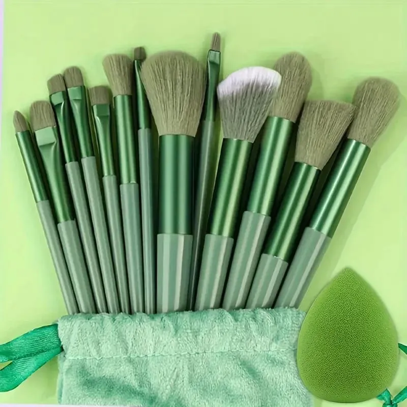 8-13Pcs Premium Makeup Brushes Set for Cosmetics Foundation Blush Powder Eyeshadow Kabuki Blending Makeup Brush Beauty Tool — image 14