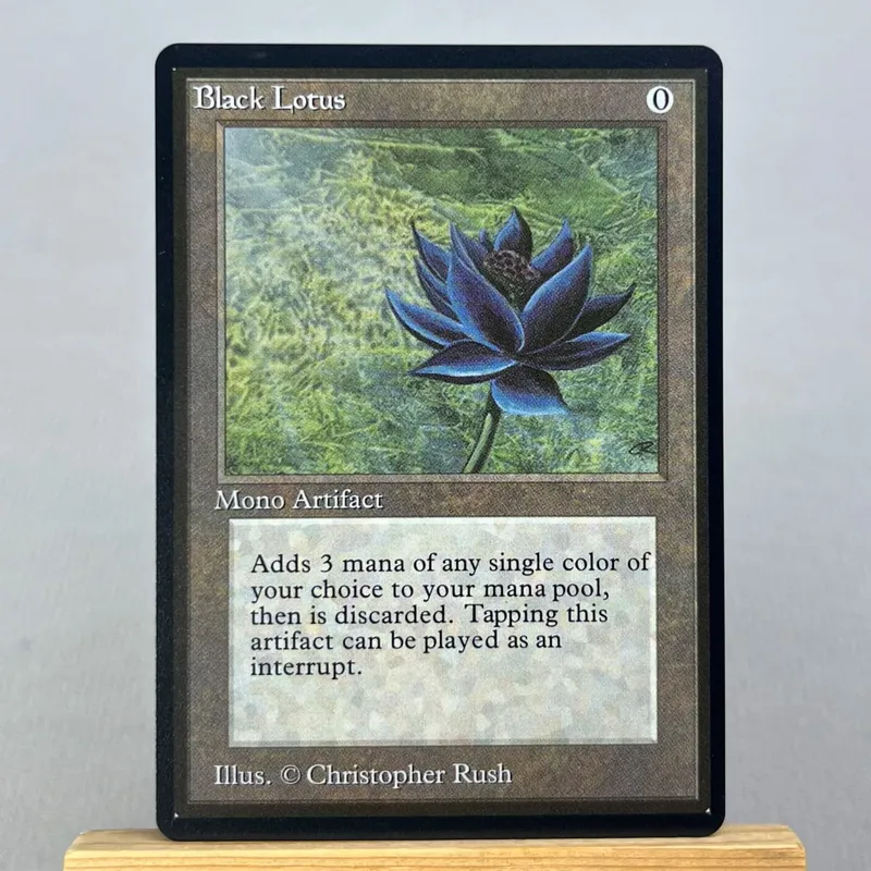 TCG Proxy Cards Deck Borad Games Single Hologram Black Lotus Power9 Dual Lands The One Ring