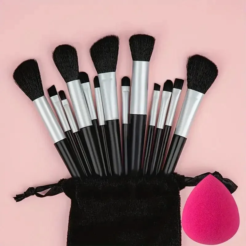 13Pcs Makeup Brush Set Soft Fluffy Cosmetic Foundation Powder Eyeshadow Kabuki Blending Make Up Brush Beauty Tool Makeup — image 14