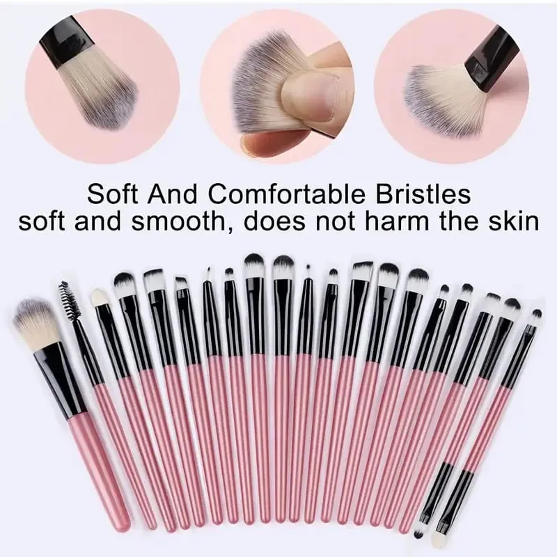 12/32pcs Makeup Brush and Sponge Set Professional Makeup Brush Set Beauty Blender Triangle Powder Puff Clean Powder Puff — image 3