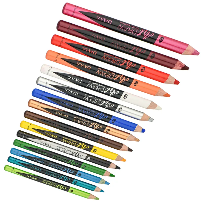 Caneta delineadora labial 15 cores, preto, azul, multicolorido, metálico, glitter perolado, acabamento fosco, estilo punk esfumaçado, caneta de maquiagem para os olhos — image 3