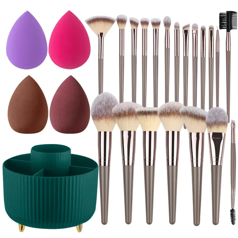 NEW 1-20PCS Makeup Brushes Set Foundation Blush Powder Concealers Eyeshadow Soft and Fluffy Female Cosmetic Beauty Tools Storage