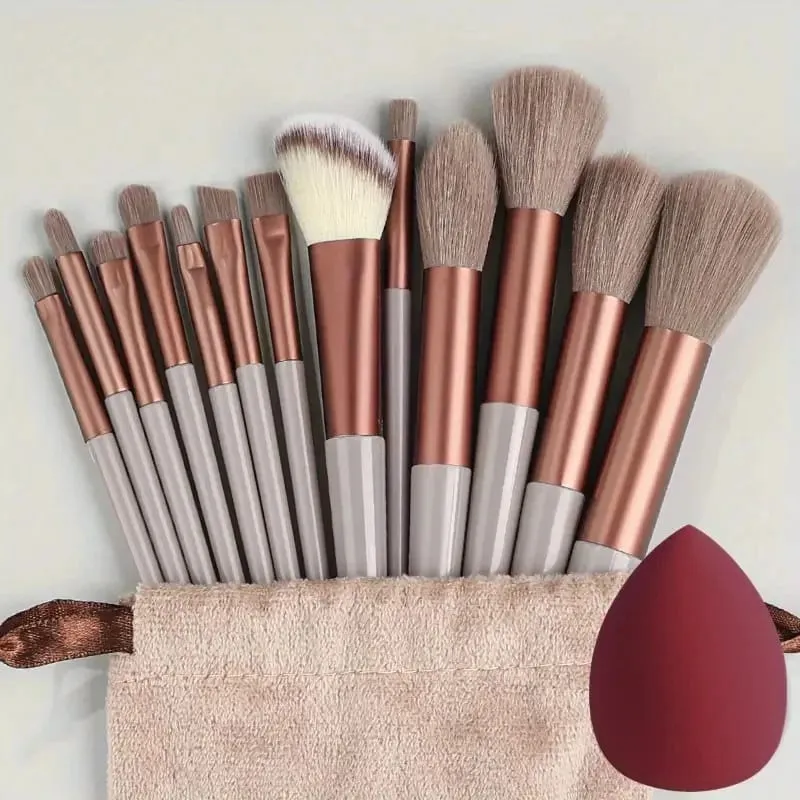 8-13Pcs Premium Makeup Brushes Set for Cosmetics Foundation Blush Powder Eyeshadow Kabuki Blending Makeup Brush Beauty Tool — image 9