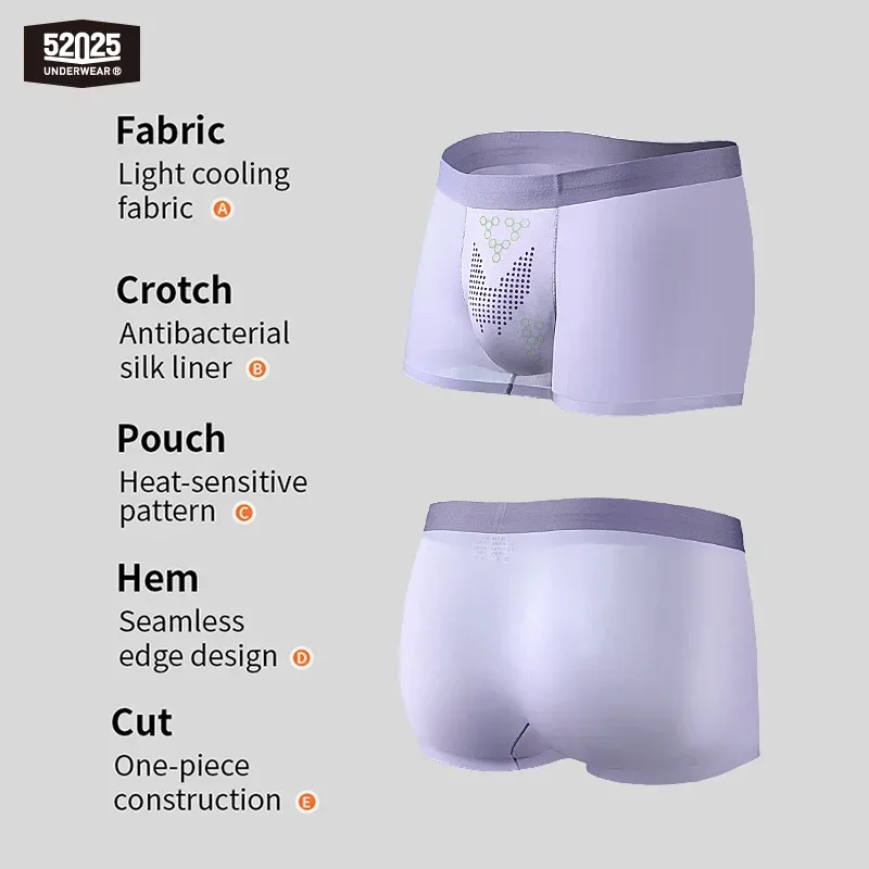 52025 Men's Ultra-Thin Boxers (3-Pack) – Feather-Light Ice-Silk Fabric, Color-Changing Pouch and Weightless Second-Skin Comfort — image 14