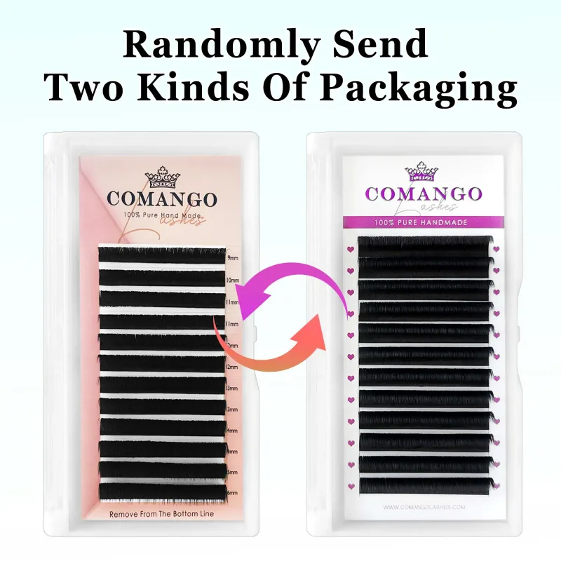 CoMango Easy Fan Lashes Extension DIY 2d/3d/4d/10d Faux Mink Blooming Eye Lash Extensions 0.03/0.05/0.07 Makeup Lashes