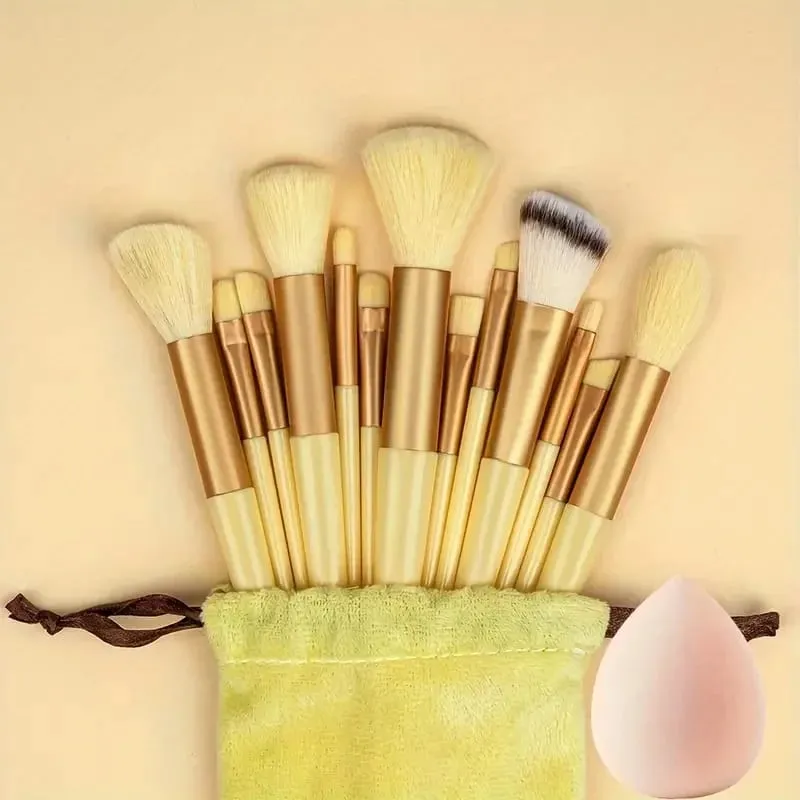 13Pcs Makeup Brush Set Soft Fluffy Cosmetic Foundation Powder Eyeshadow Kabuki Blending Make Up Brush Beauty Tool Makeup — image 18