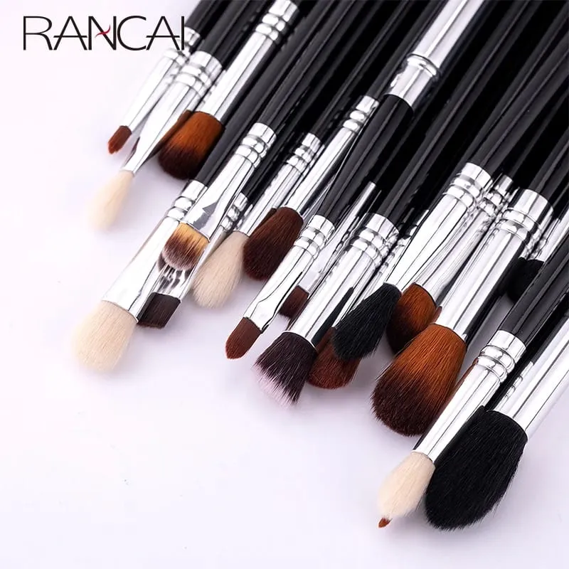 19pcs Full Eyeshadow Brushes Set Eye Brush Foundation Contour Concealer Cosmetic Makeup Brush With Bag — image 2