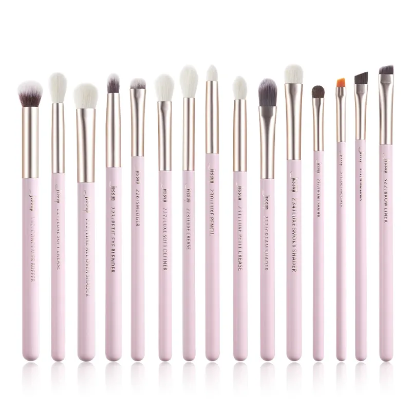 Jessup 15pcs Makeup Brushes Set Professional Eye Makeup Brush Kits Eyeshadow Eyeliner Eyebrow Blending Concealer Brochas T294