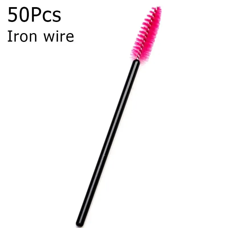 50Pcs Disposable Eyelash Brushes Eyelashes Extension Tools Eyebrow Brush Mascara Wands Applicator Spoolers Eye Lashes Cosmetic — image 27