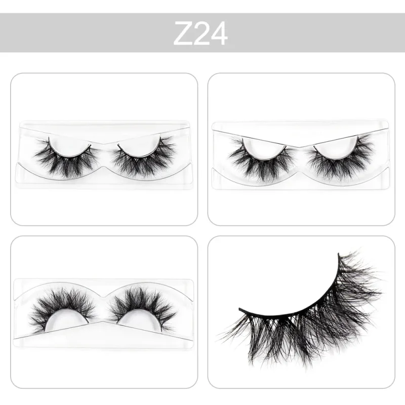 Makeup Lashes 3D Mink Eyelashes Wispy Volume False Lashes Dramatic Lash Natural Fuffy Lashes Full Finish Glamorous Eye