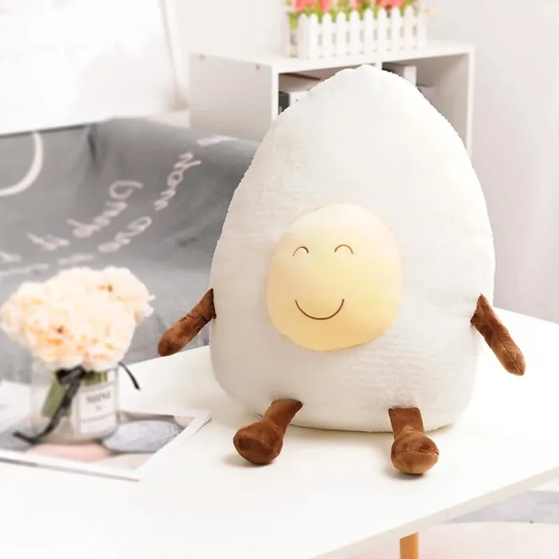 Cute Cloud Plush Pillow Stuffed Soft Creative Family Bread Poached Egg Chestnut Hermit Crab Toy Car Pillow Home Decor Kids Toys — image 13