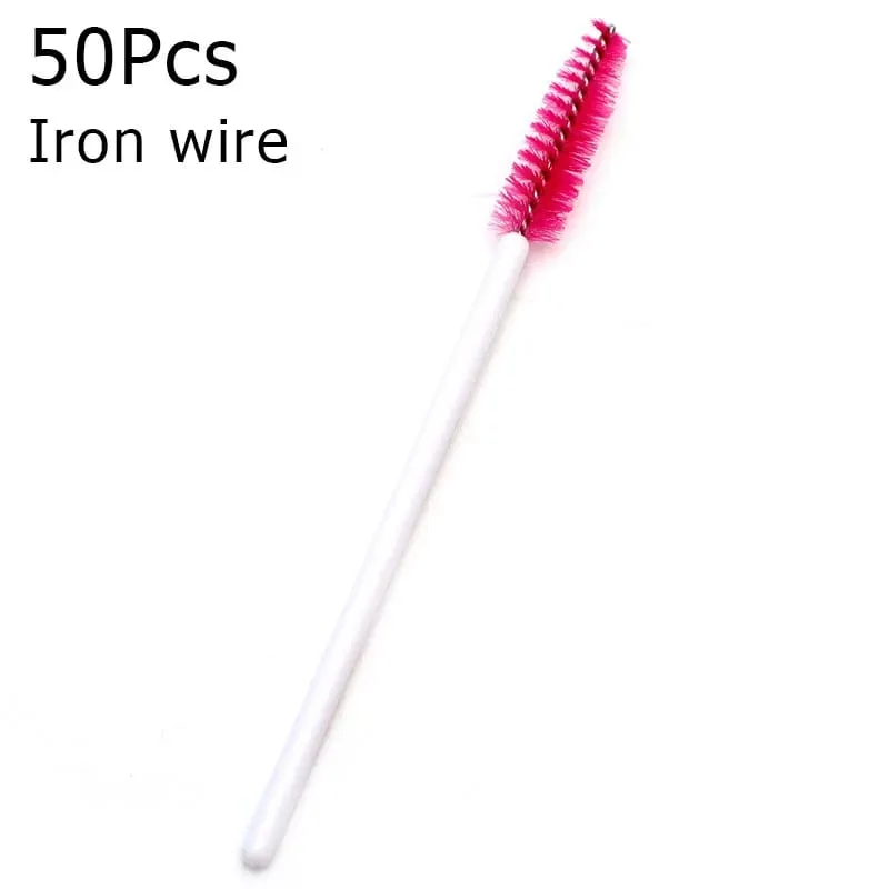 50Pcs Disposable Eyelash Brushes Eyelashes Extension Tools Eyebrow Brush Mascara Wands Applicator Spoolers Eye Lashes Cosmetic — image 34