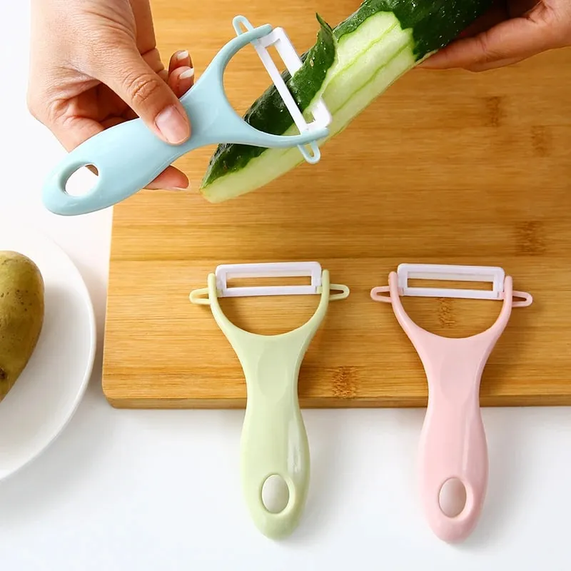 Ceramic Vegetable Fruit Peeler Creative Cutlery Apple Scraping Vegetable Planer Paring Cutter Cooking Tools Knife Potato Peeler — image 4