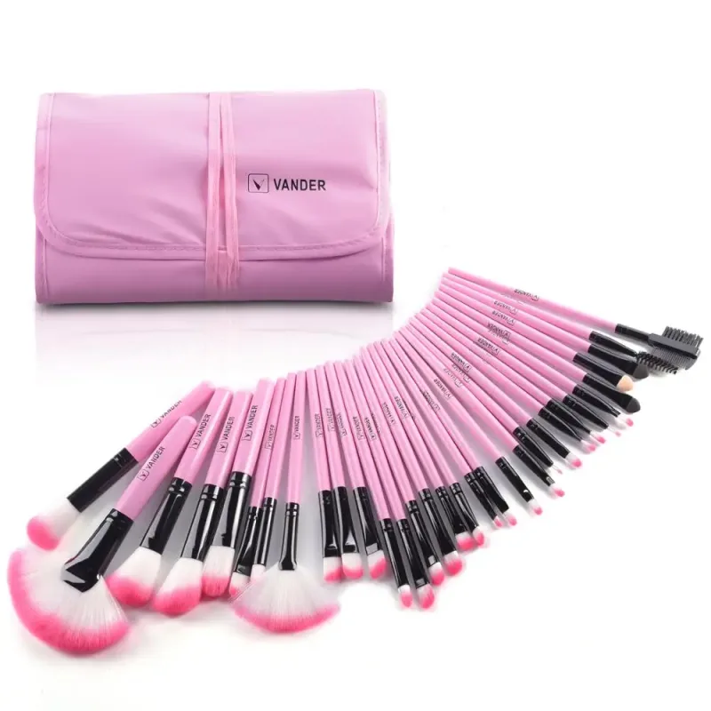 Makeup Brushes Set 32 Pcs Professional Foundation Powder Contour Eyeshadow Blending Make up Brush Multiple Colour — image 3
